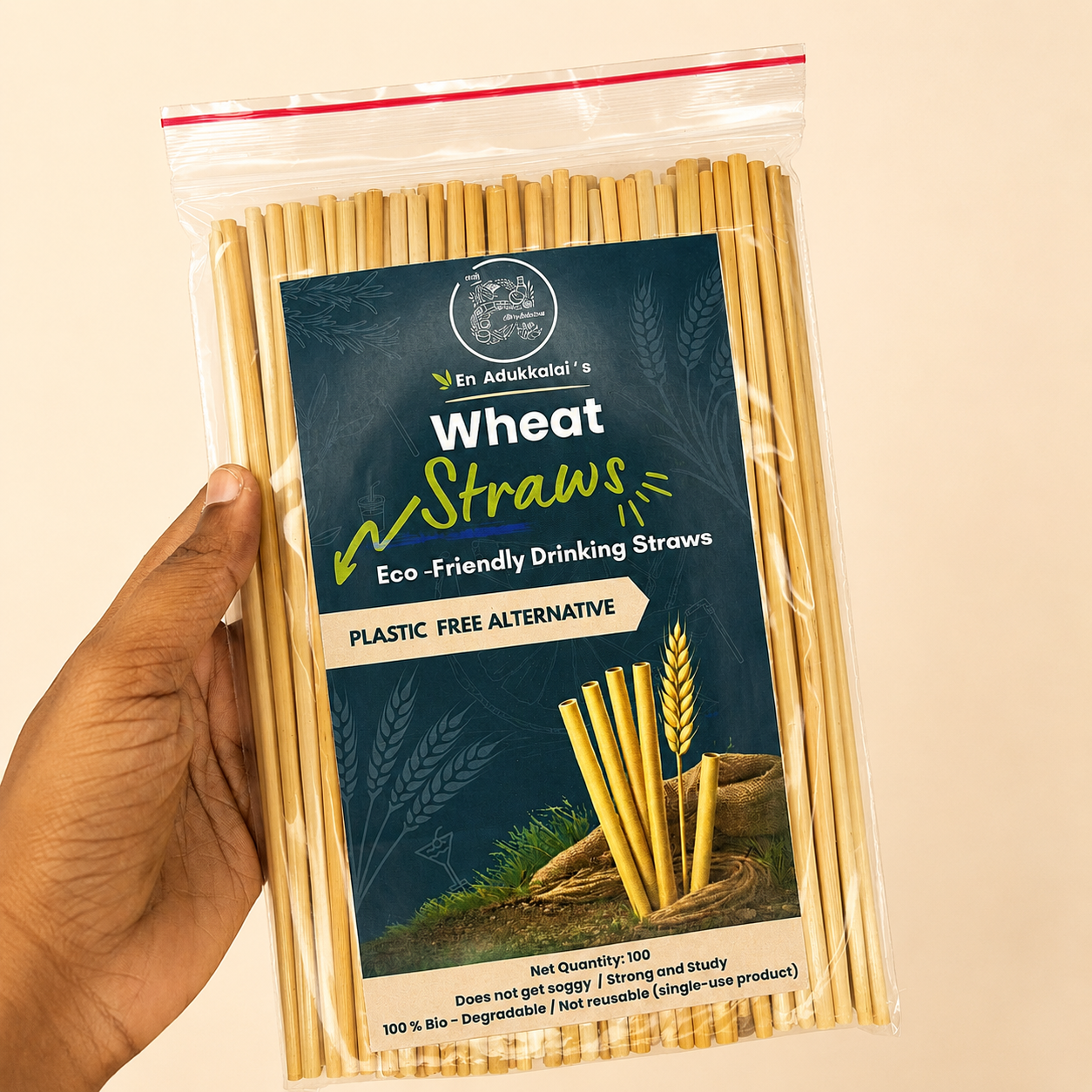 Wheat Straws (100 Nos)