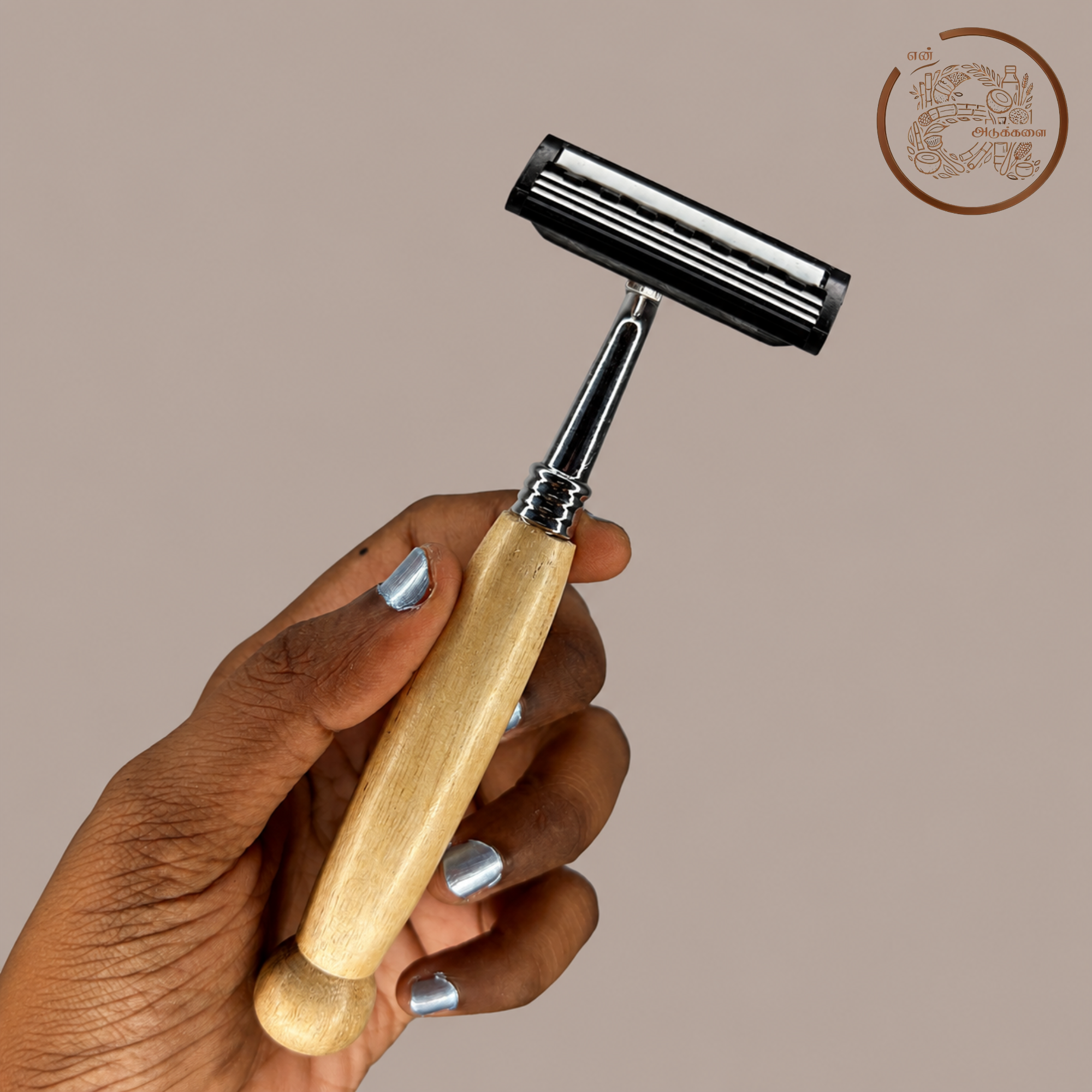 Reusable Wooden Razor