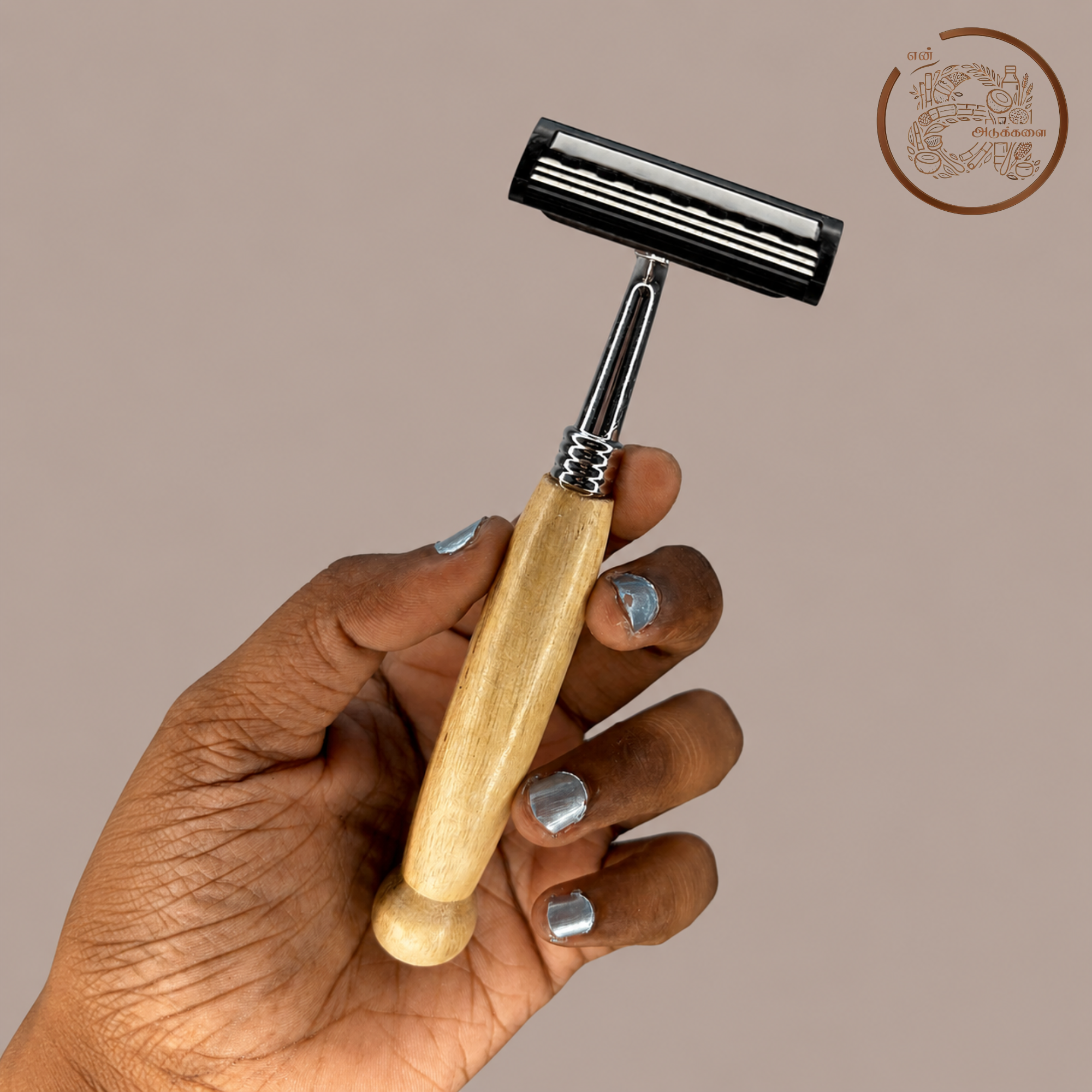 Reusable Wooden Razor