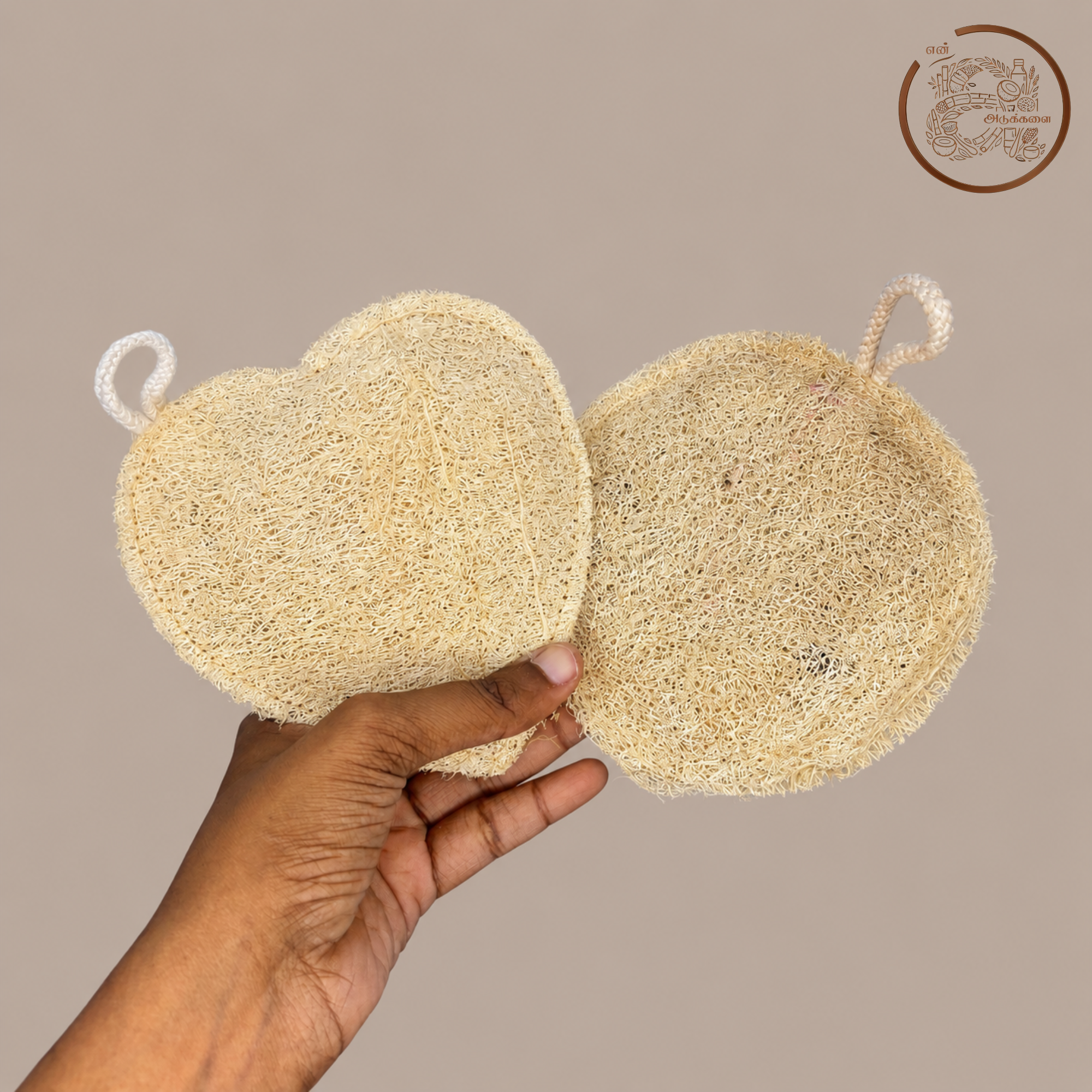 Ridge Gourd Body Scrubber - Pack of 4