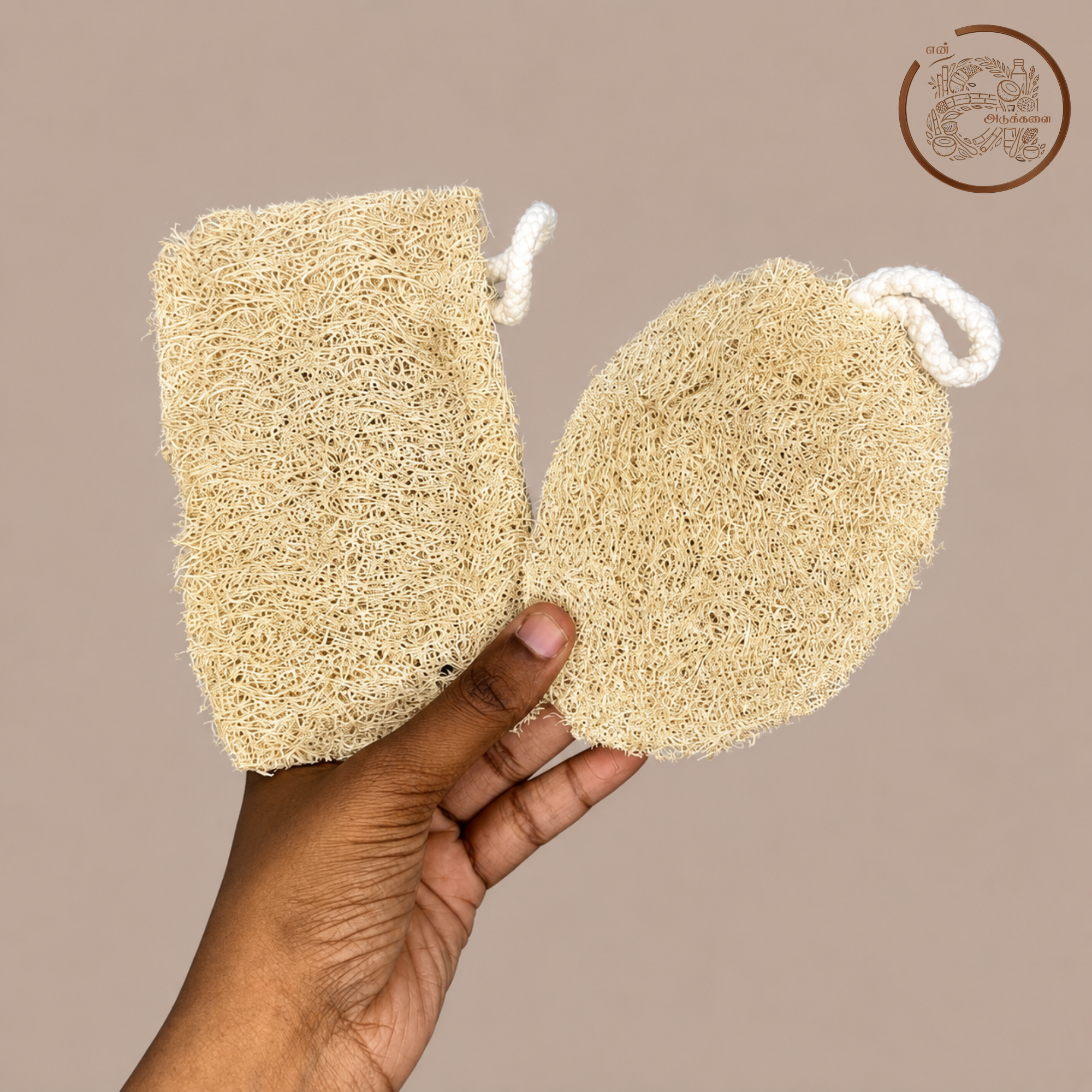 Ridge Gourd Body Scrubber - Pack of 4