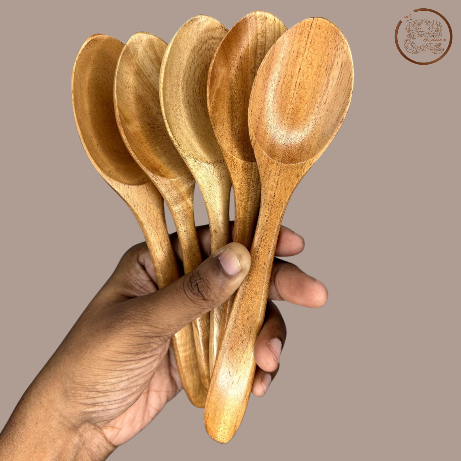 Neem Wooden Spoon | Pack of 5