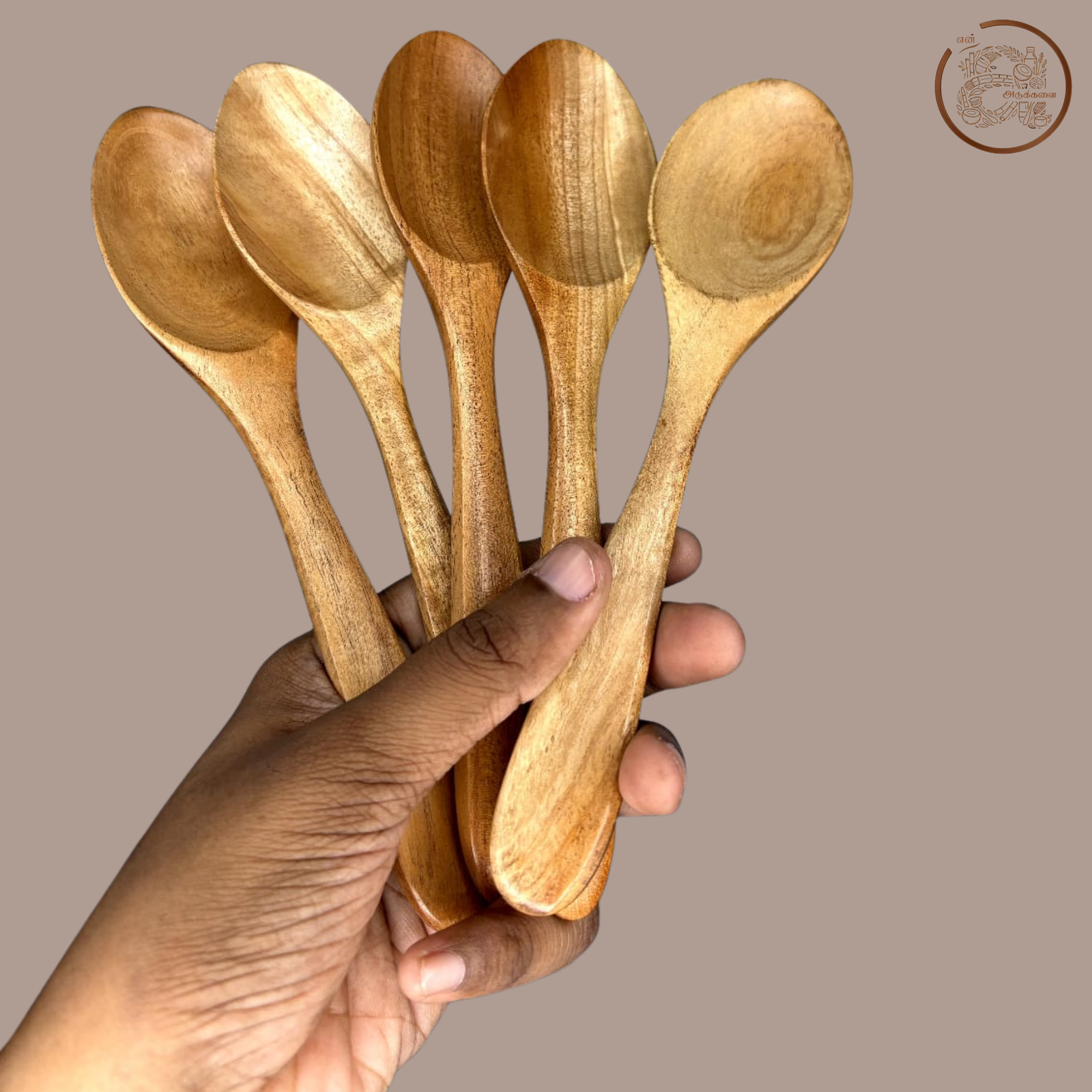 Neem Wooden Spoon | Pack of 5