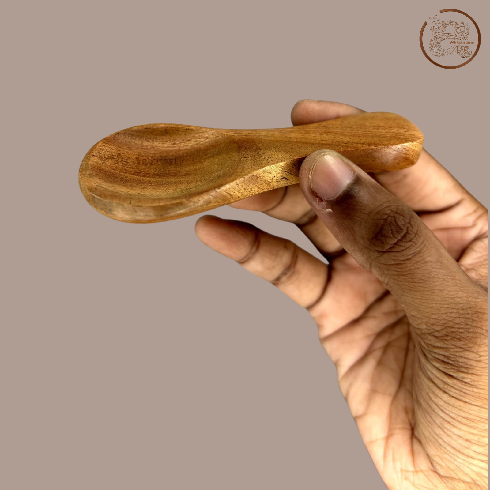 Neem Wooden Masala Spoon | Pack of 5