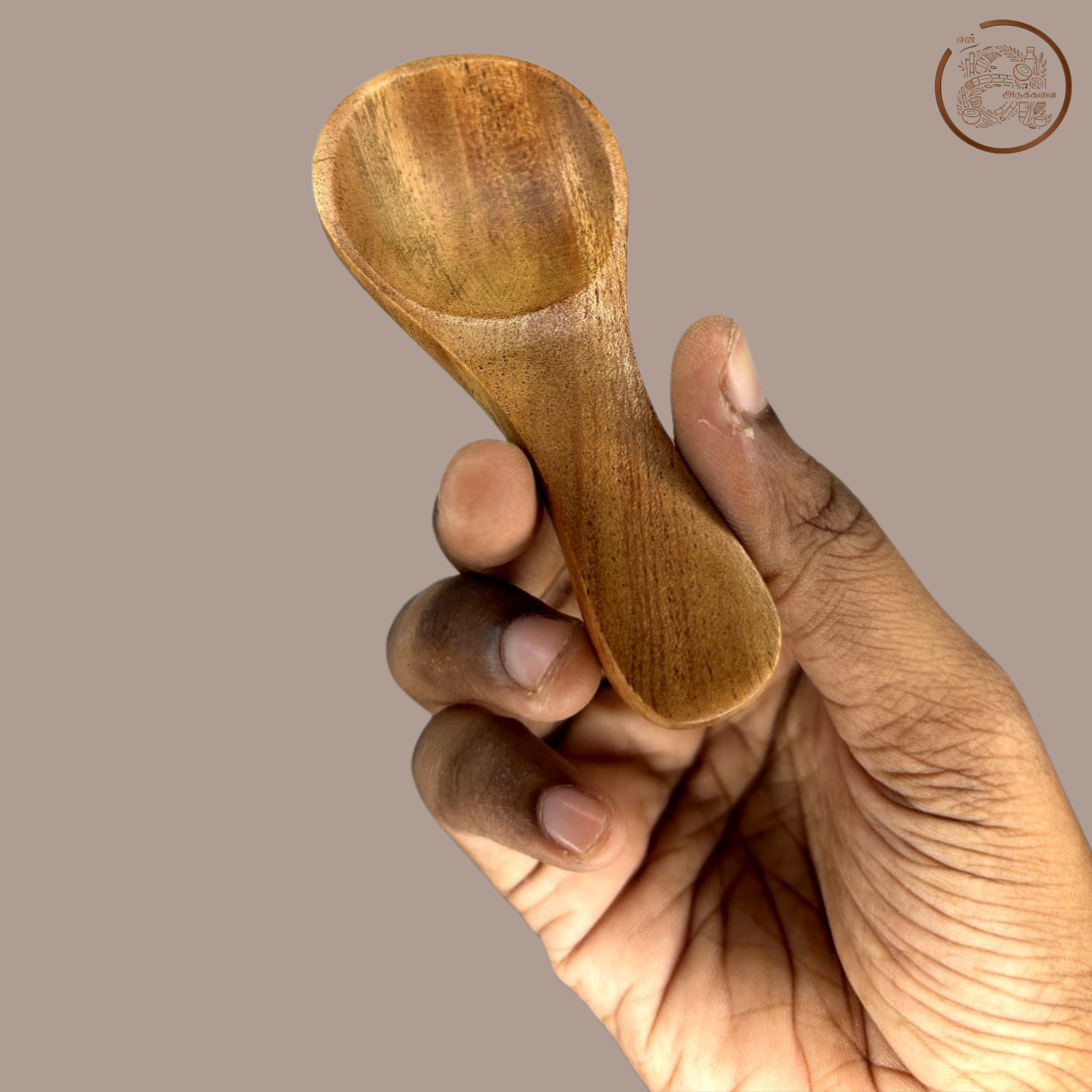 Neem Wooden Masala Spoon | Pack of 5