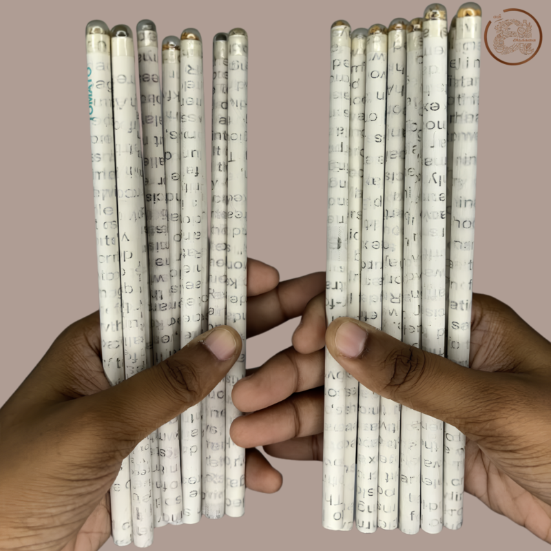 Newspaper Pencil with Seed | Seed Pencils (20 Nos)