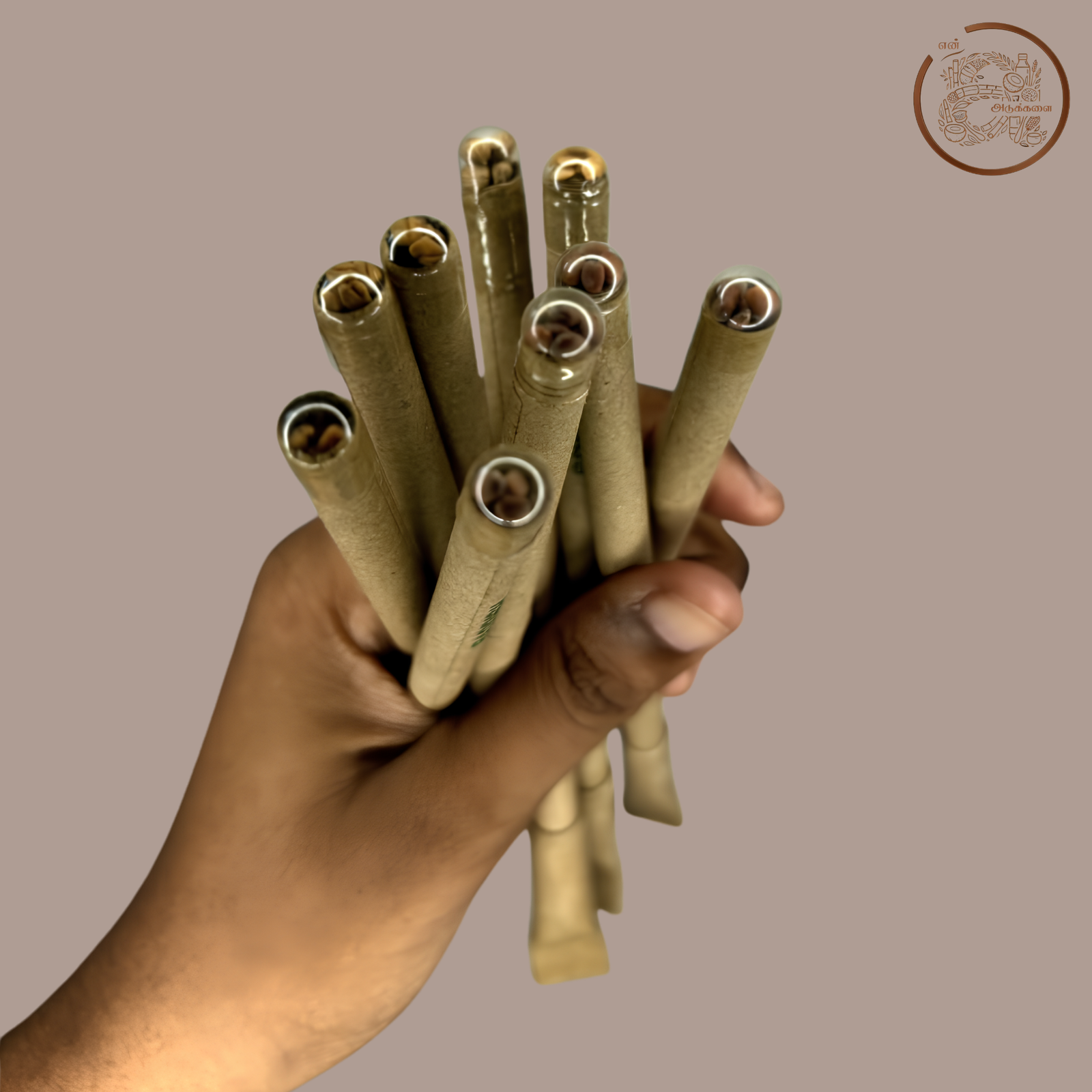 Kraft Paper Plantable Pen | Recycled Paper Pen with Seed (10 Nos)
