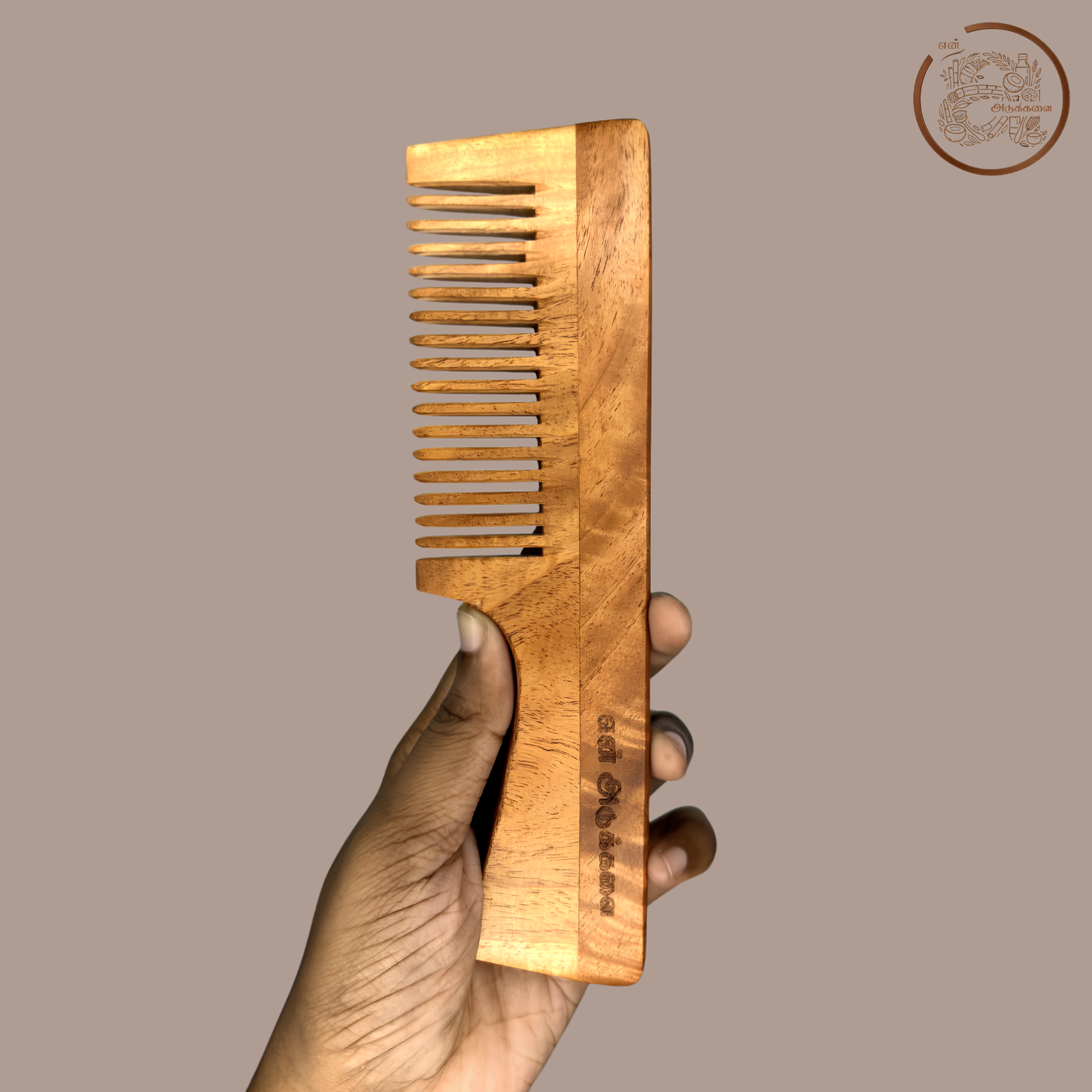 Neem Wood Handle Comb