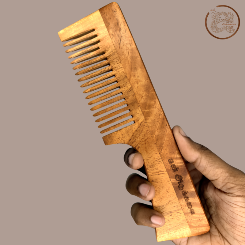 Neem Wood Handle Comb