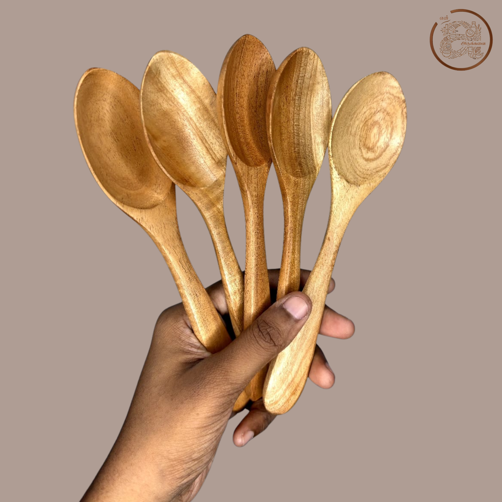 Neem Wooden Spoon | Pack of 5